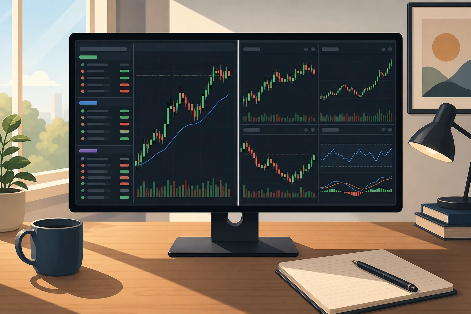 TradingView vs TickerLists: compare watchlists, live stock charts, price alerts, VWAP, and layouts. Learn who each suits and how to migrate fast.