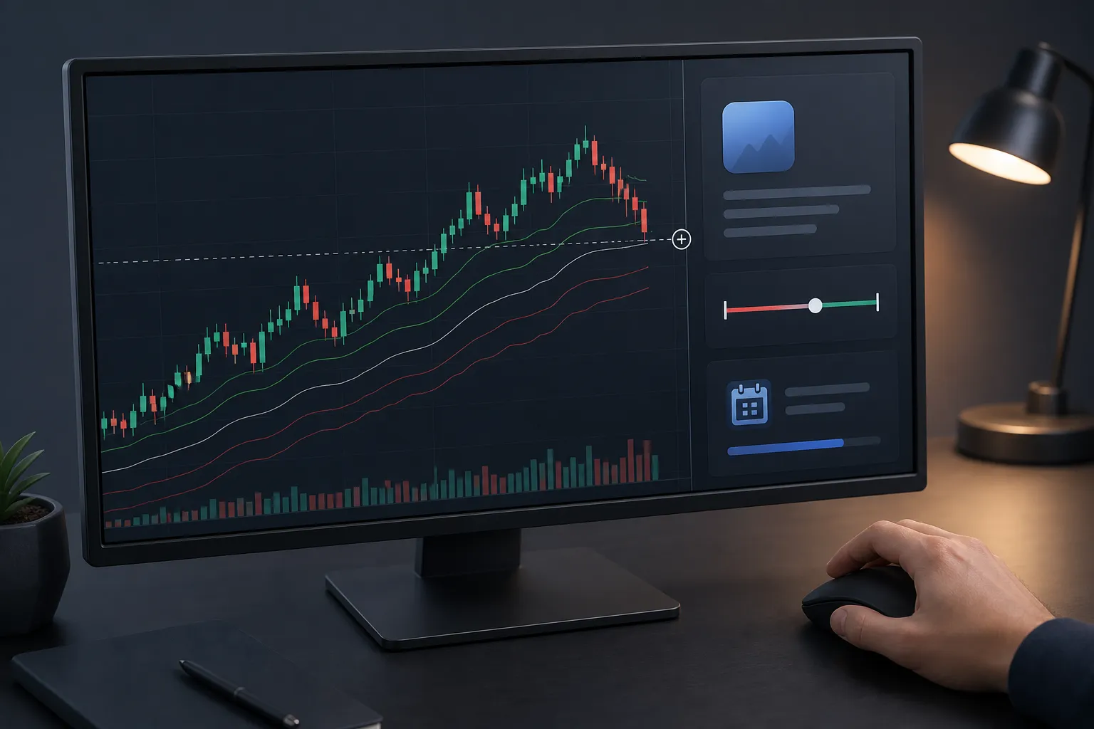 Read company profiles the right way. Scan key stats, tie them to live charts and news, and build a focused watchlist with alerts before you trade.